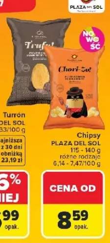Chipsy ziemniaczane Plaza del Sol Trufa +1 wariant