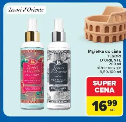 Mgiełka do ciała Tesori d'Oriente Amla e Patchouli +1 wariant