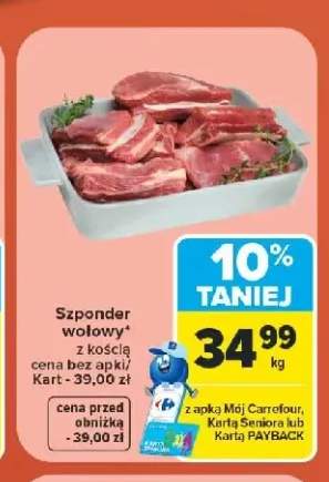 Szponder wołowy z kością