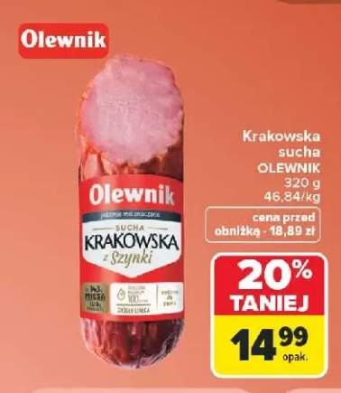 Kiełbasa krakowska sucha Olewnik