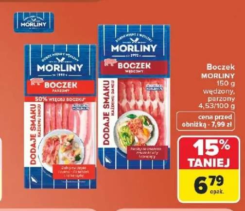 Boczek wędzony Morliny +1 wariant