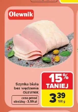 Szynka biała bez wędzenia Olewnik