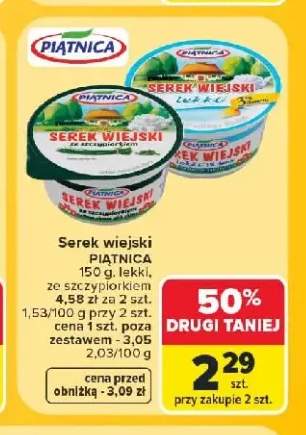 Serek wiejski ze szczypiorkiem Piątnica +1 wariant