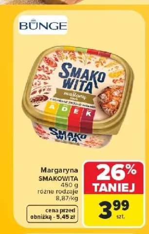 Margaryna Smakowita maślany smak