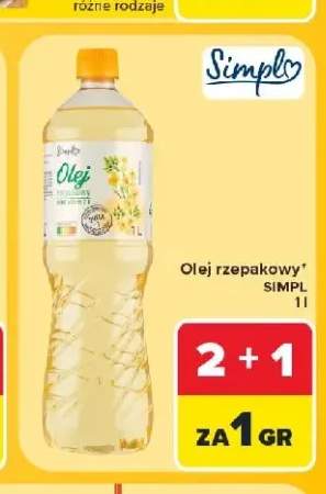 Olej rzepakowy Simpl