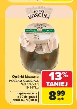 Ogórki kiszone Polska Gościna