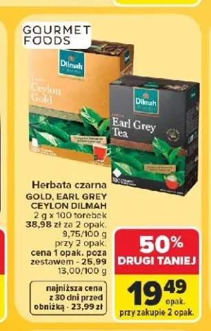 Herbata czarna Dilmah Gold +1 wariant