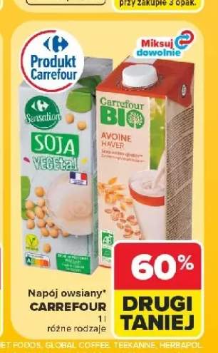 Napój sojowy Carrefour Sensation Soja +1 wariant