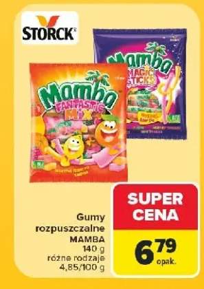 Gumy rozpuszczalne Mamba