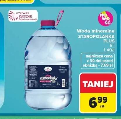 Woda mineralna Staropolanka Plus