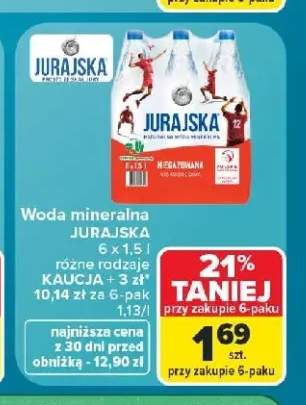 Woda mineralna Jurajska 6-pak