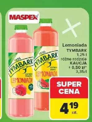 Lemoniada cytryna malina Tymbark +1 wariant