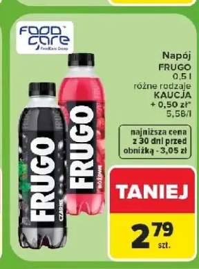 Napój czarne Frugo +1 wariant