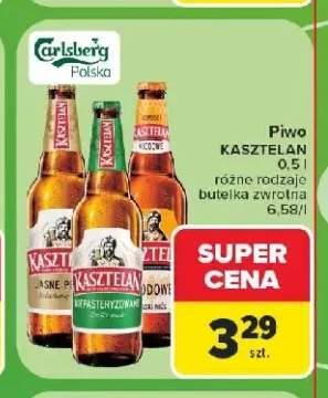 Piwo Kasztelan Jasne Pełne +1 wariant