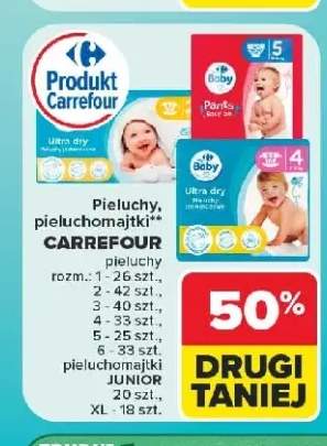 Pieluchy Carrefour +1 wariant
