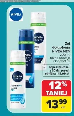 Żel do golenia Nivea Men Sensitive Cool +1 wariant