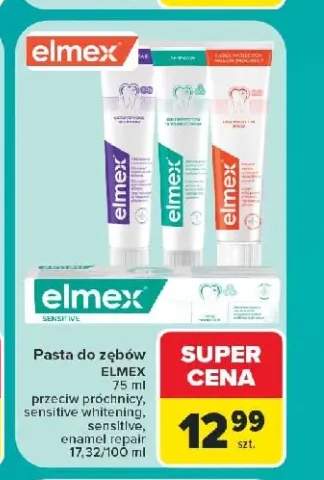 Pasta do zębów Elmex Przeciw Próchnicy +3 warianty