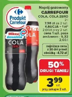 Napój gazowany Cola Carrefour +1 wariant