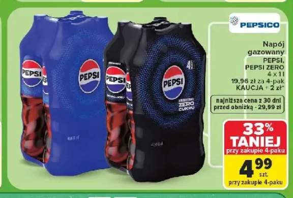 Napój gazowany Pepsi 4-pak +1 wariant