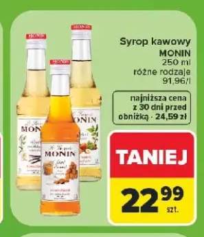 Syrop kawowy Monin Salted Caramel +2 warianty