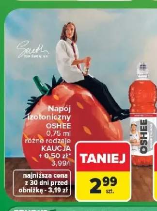 Napój izotoniczny Oshee Orange +1 wariant