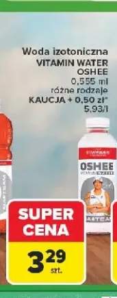 Woda izotoniczna Vitamin Water Oshee Strawberry