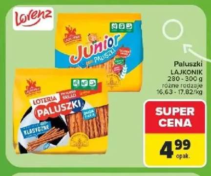 Paluszki Lajkonik Junior +1 wariant