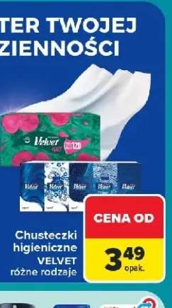 Chusteczki higieniczne Velvet