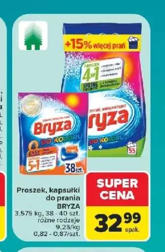 Kapsułki do prania Bryza Do Koloru +1 wariant