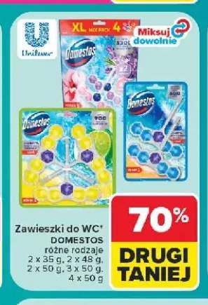 Zawieszki do WC Domestos