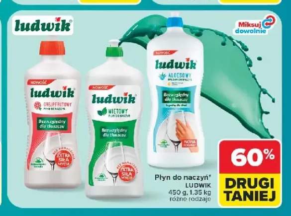 Płyn do naczyń Ludwik Grejpfrutowy +2 warianty