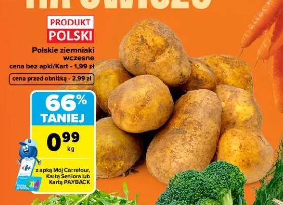 Ziemniaki wczesne polskie
