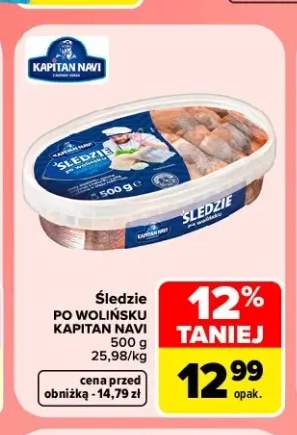 Śledzie po wolińsku Kapitan Navi