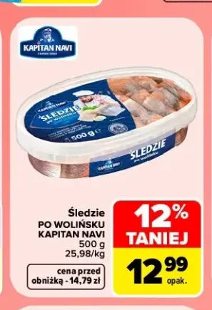 Śledzie po wolińsku Kapitan Navi