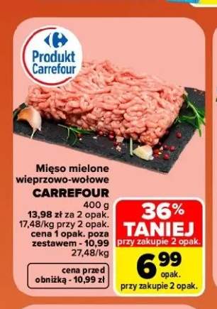 Mięso mielone wieprzowo-wołowe Carrefour