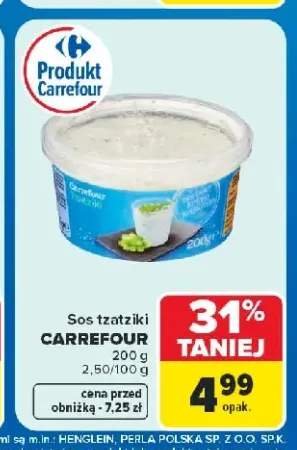 Sos tzatziki Carrefour