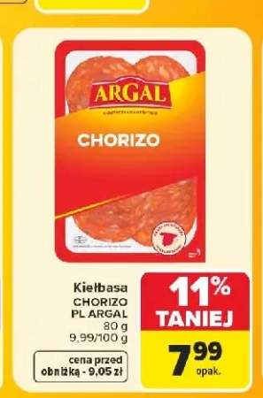 Kiełbasa Chorizo PL Argal