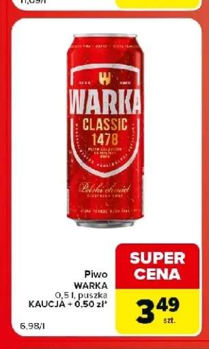 Piwo Warka Classic