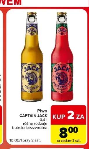 Piwo Captain Jack Watermelon +1 wariant