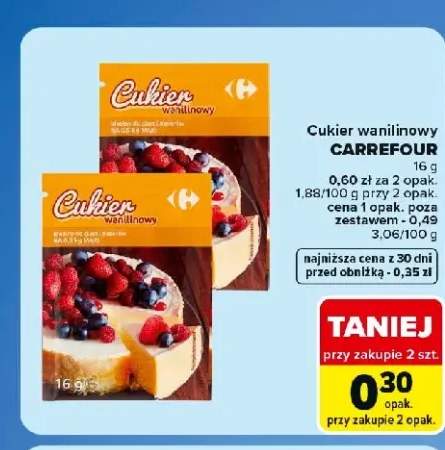 Cukier wanilinowy Carrefour