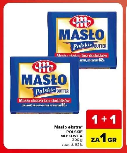 Masło ekstra Polskie Mlekovita