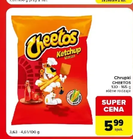 Chrupki Cheetos Ketchup
