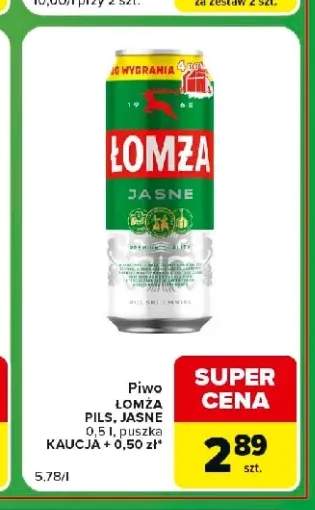 Piwo Łomża Jasne +1 wariant