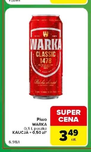 Piwo Warka Classic