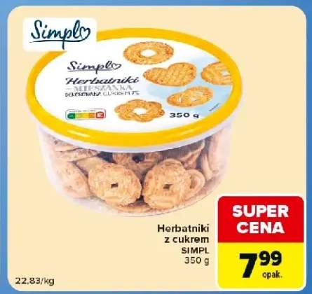 Herbatniki z cukrem Simpl
