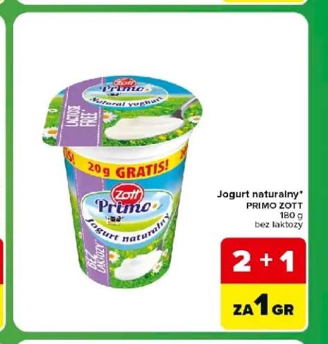 Jogurt naturalny bez laktozy Primo Zott