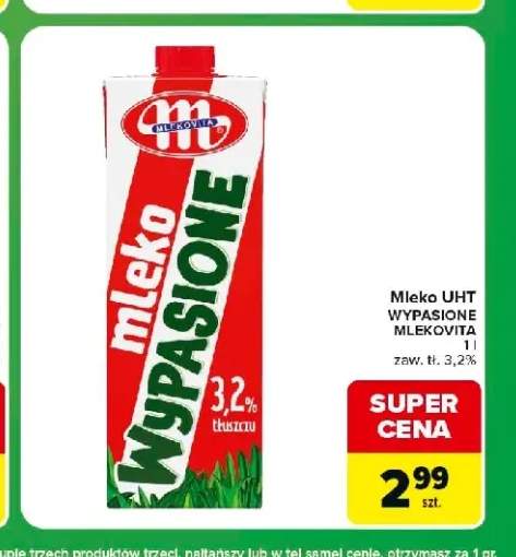 Mleko UHT Wypasione Mlekovita 3,2%