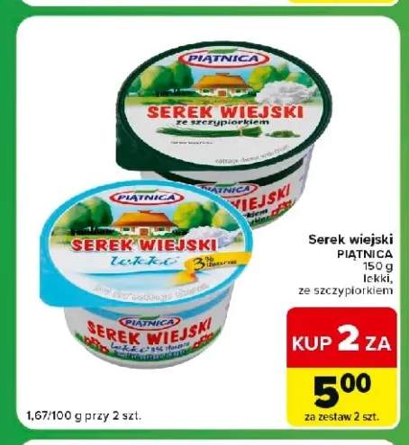 Serek wiejski ze szczypiorkiem Piątnica +1 wariant