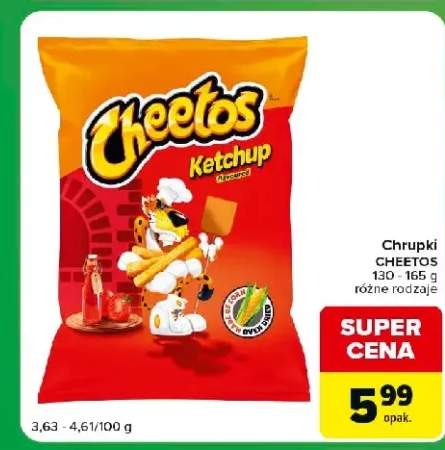 Chrupki Cheetos Ketchup