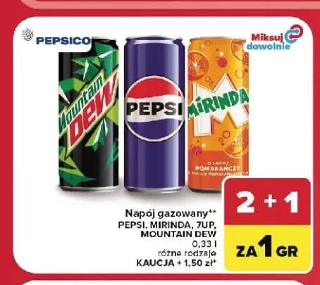 Napój gazowany Mountain Dew +3 warianty